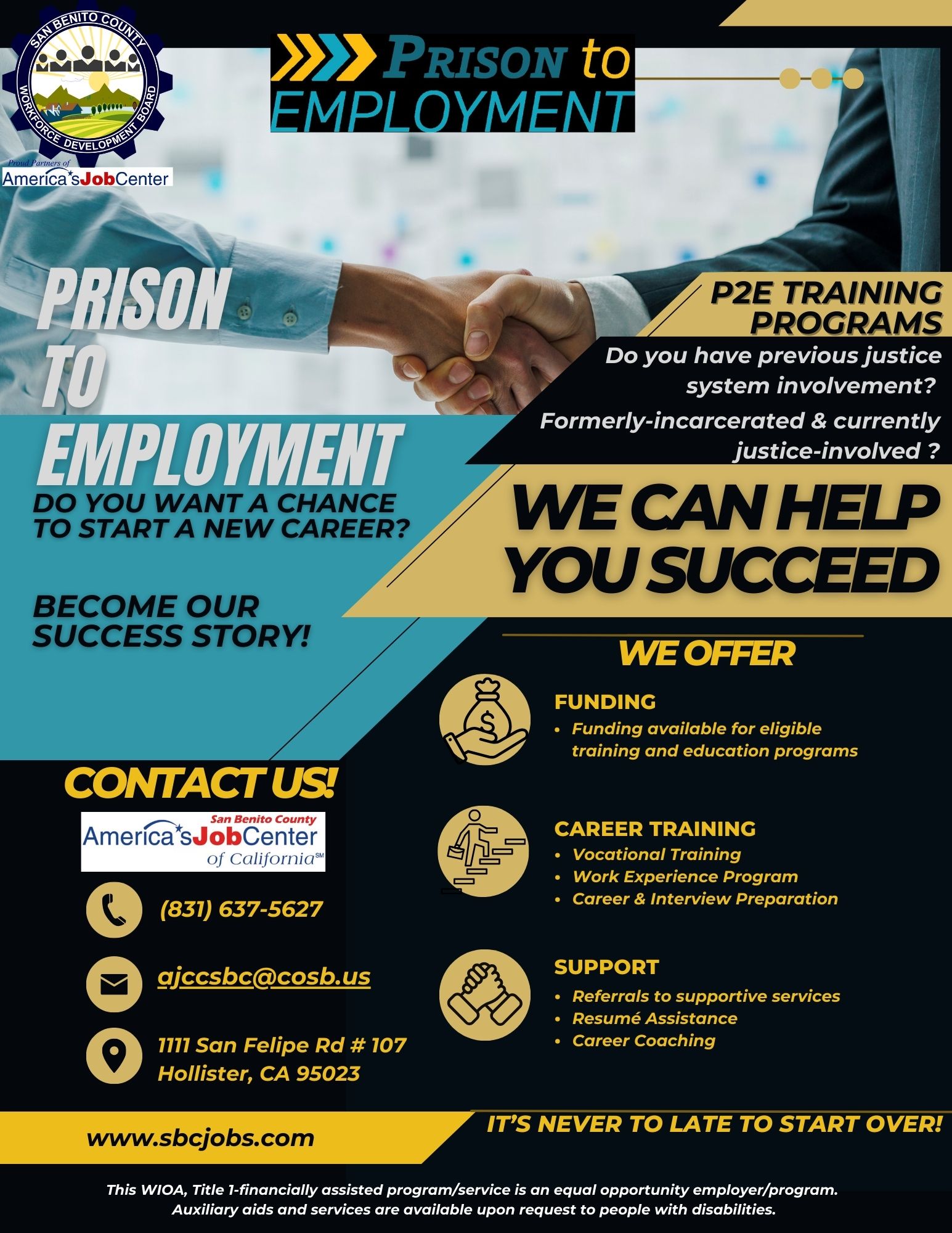 Prison to Employment Program 2023